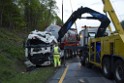 VU Gefahrgut LKW umgestuerzt A 4 Rich Koeln Hoehe AS Gummersbach P523